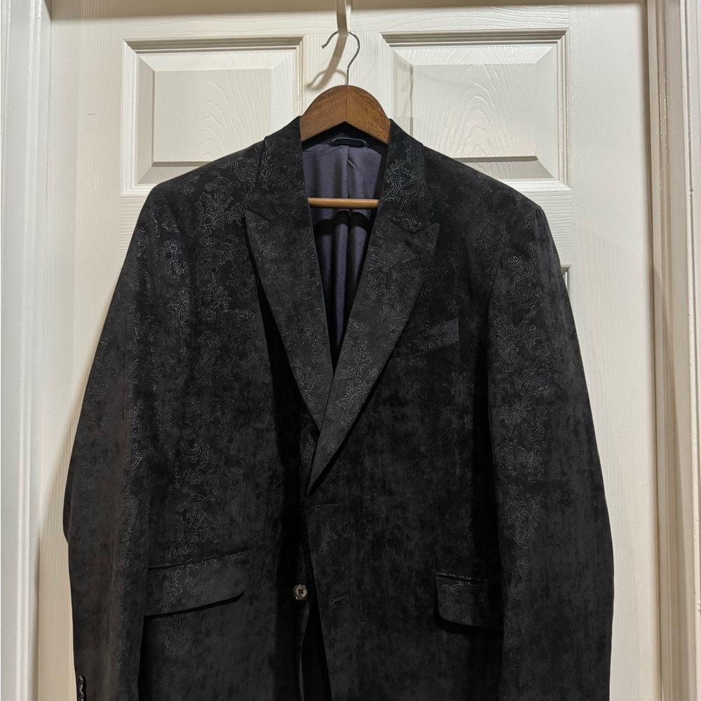 Robert Graham Textured Black Blazer